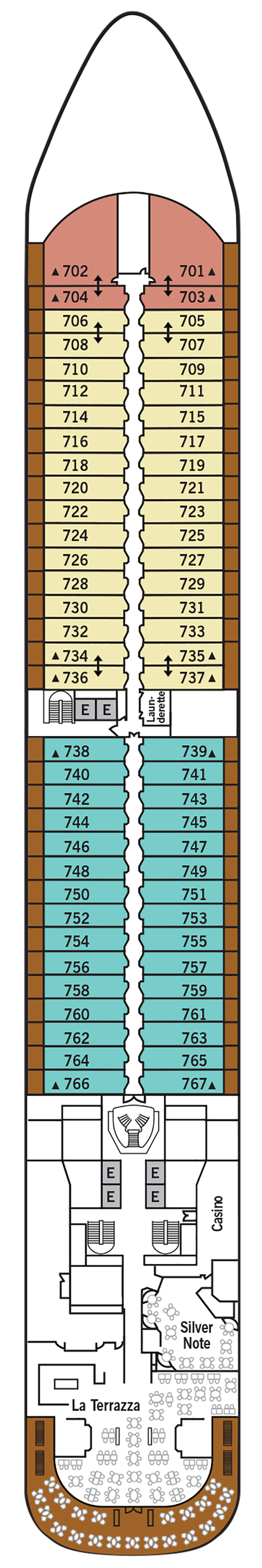 Silver Dawn Deck Plans Cruise