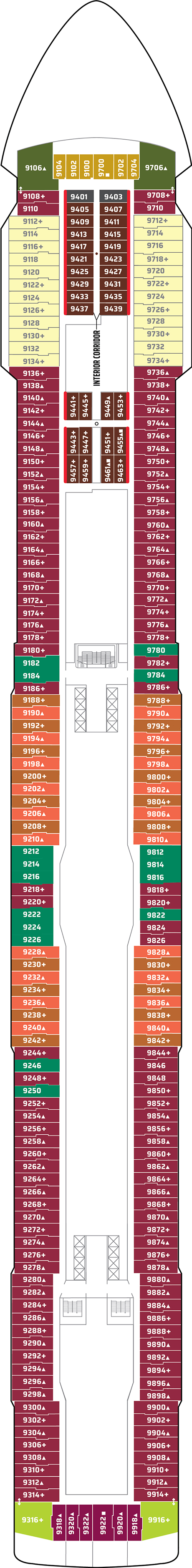 Cabins in Cubierta 9