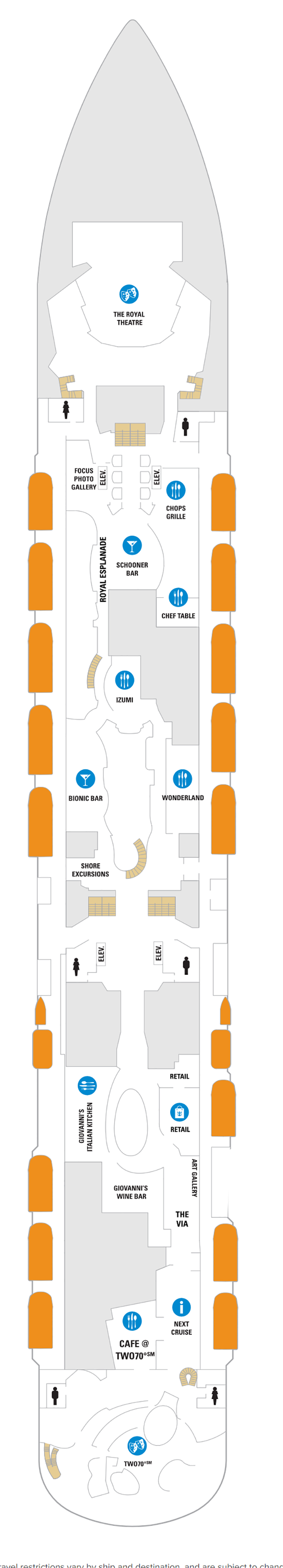 Odyssey Of The Seas – Deck Plans - Planet Cruise