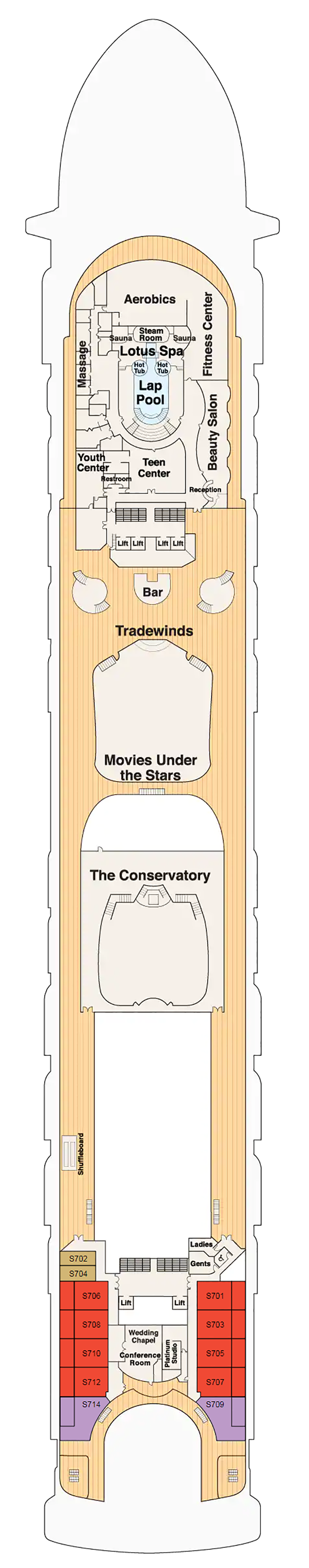 Deck Plans Golden Princess Planet Cruise 5961