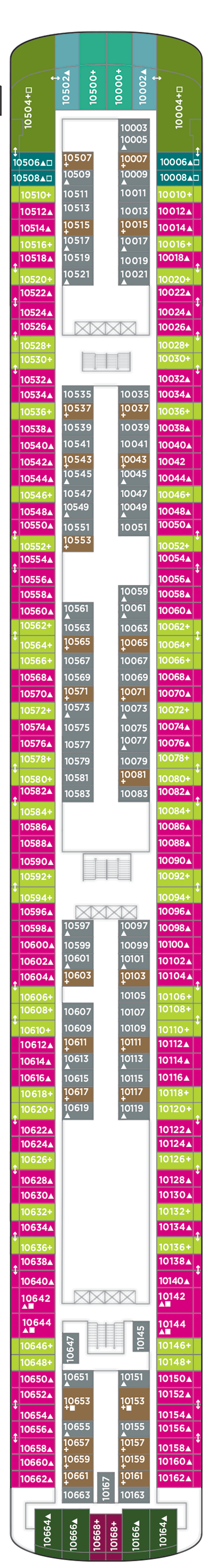 Cabins in Cubierta 10