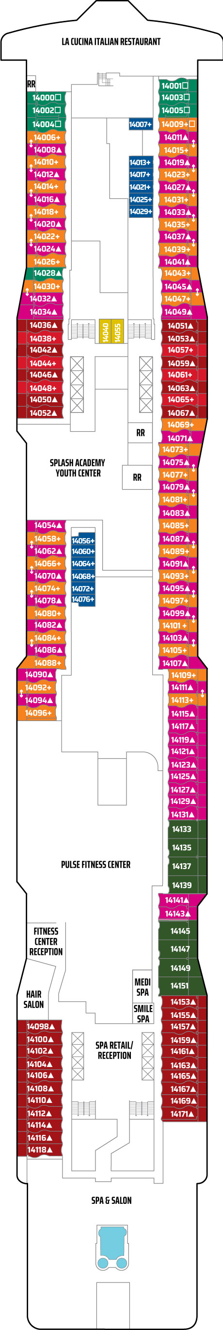 Cabins in Cubierta 14