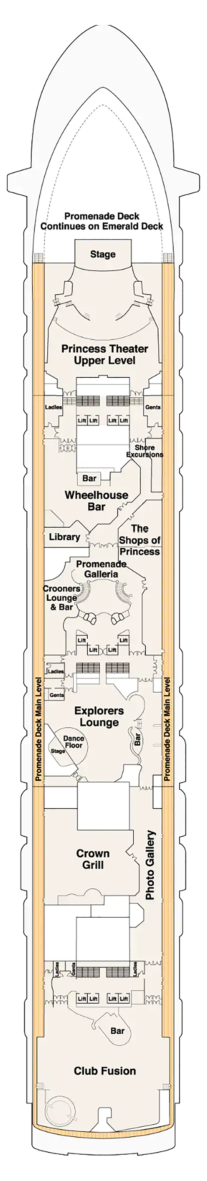Cabins in Deck