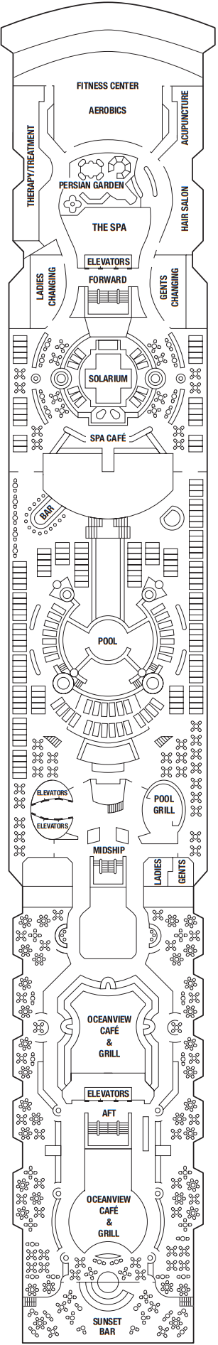 Cabins in Deck 10