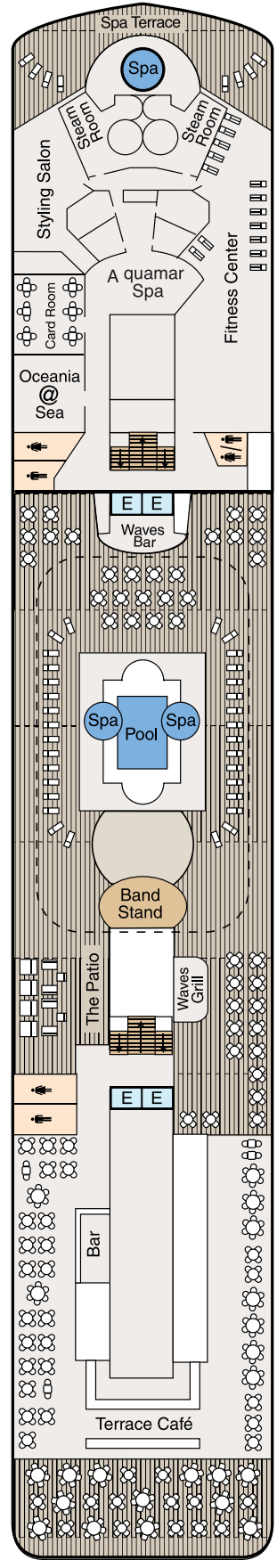 Cabins in Deck 9