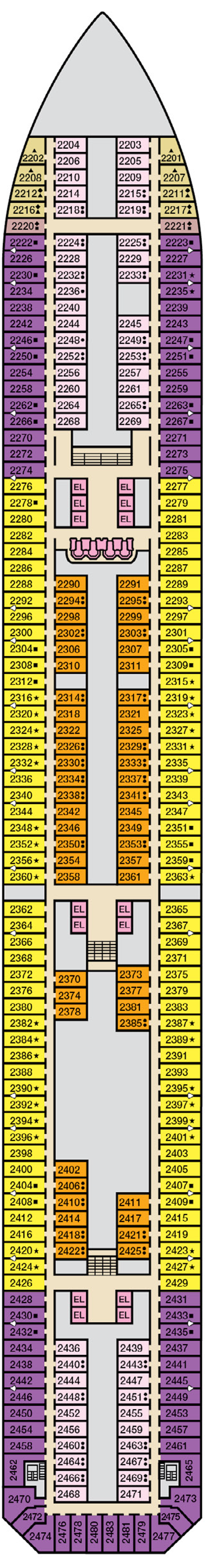 Carnival Conquest Cruise Deals and Deck Plans