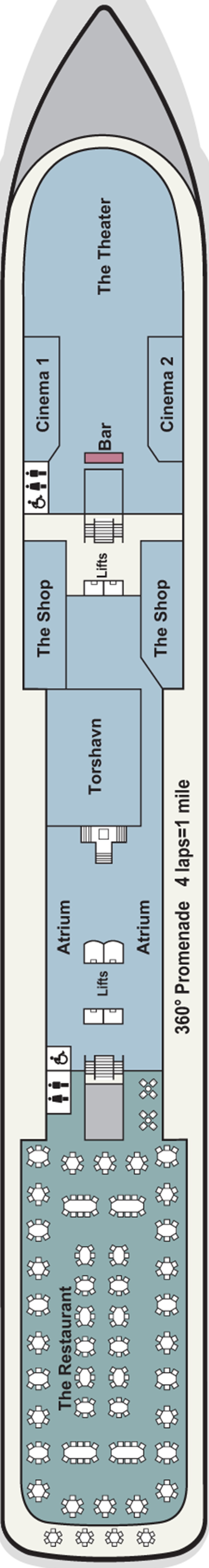 Cabins in Cubierta 2