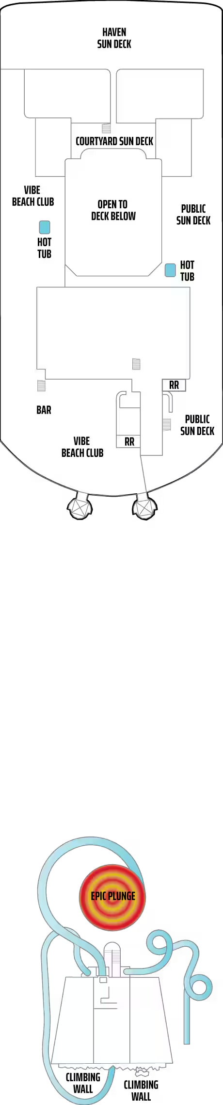 Cabins in Deck 18