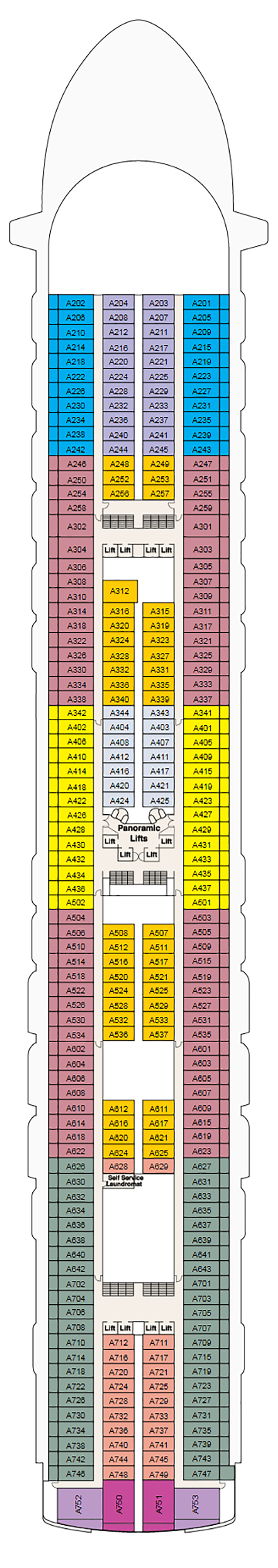 Cabins in Deck