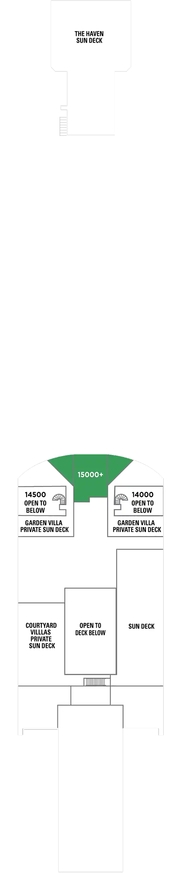 Cabins in Cubierta 15