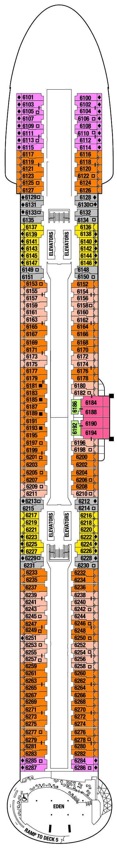 Celebrity Apex - Deck Plans - Planet Cruise