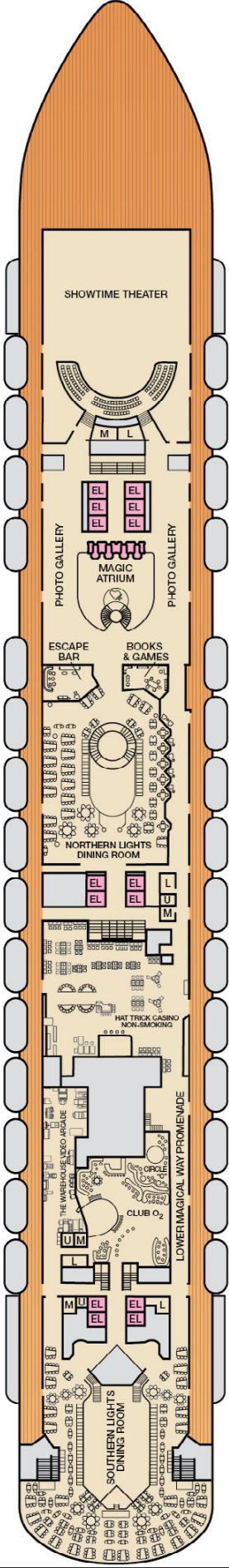 Cabins in Deck 4