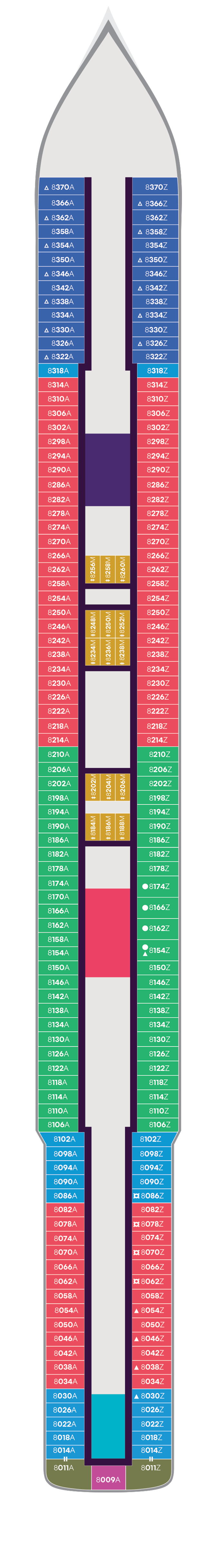 Brilliant Lady Deck Plans Cruise