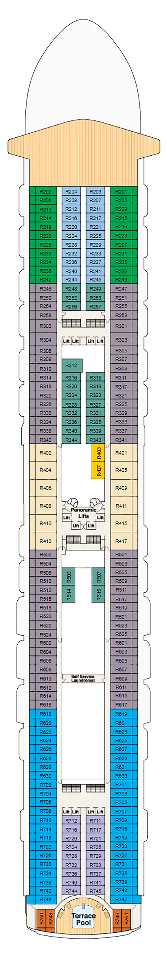 Cabins in Deck
