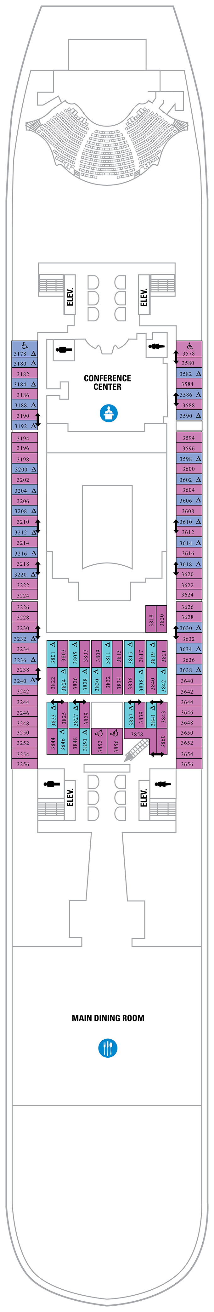 Deck Plan for Symphony of the Seas | Iglu Cruise