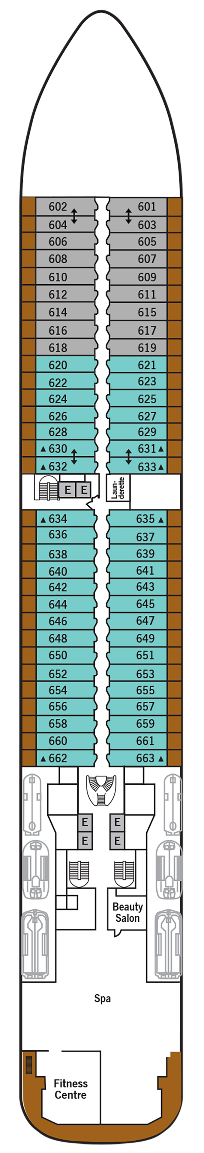 Silver Dawn Deck Plans Cruise