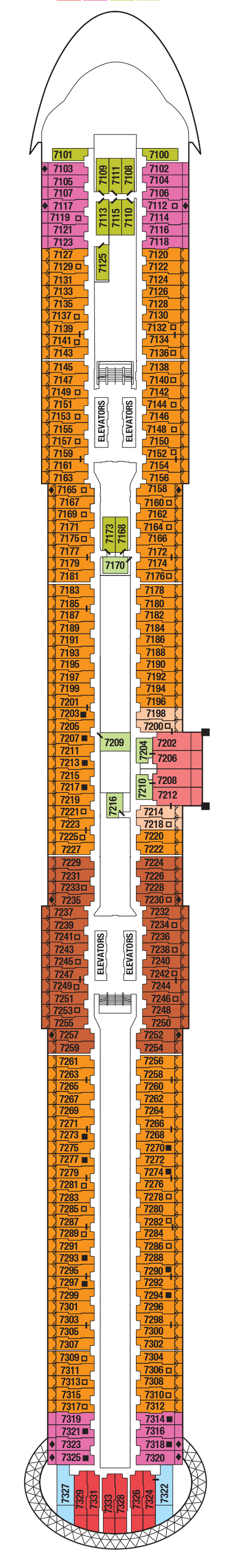 Celebrity Xcel – Deck Plans - Planet Cruise