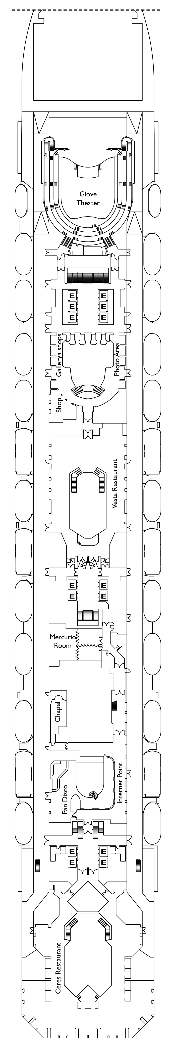 Cabins in Deck
