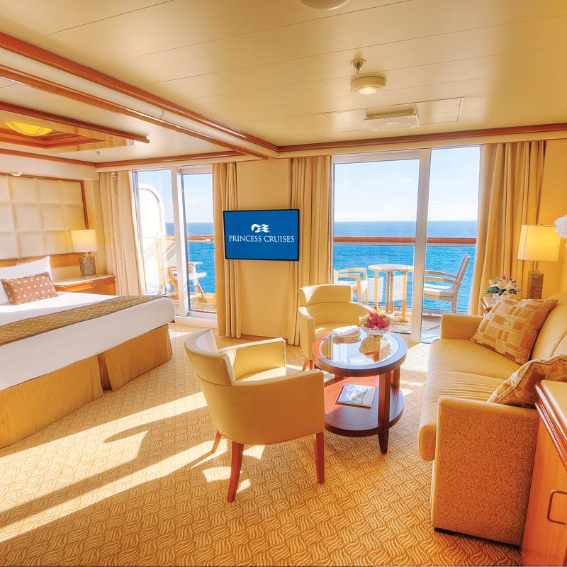 Deluxe Balcony (Obstructed view) - Royal Princess