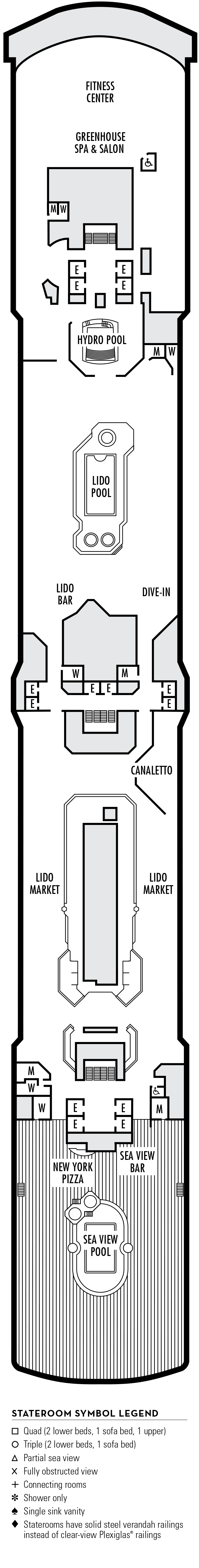 Cabins in Deck 