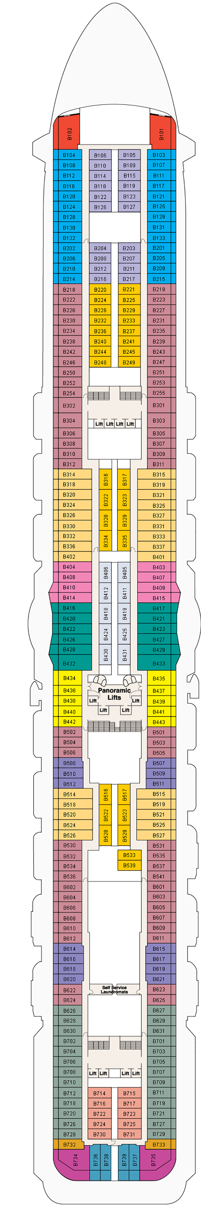 Enchanted Princess – Deck Plans - Planet Cruise