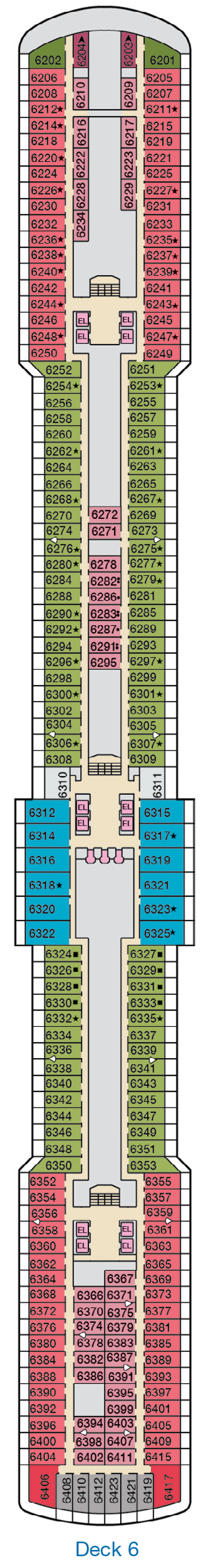 Carnival Luminosa – Deck Plans - Planet Cruise