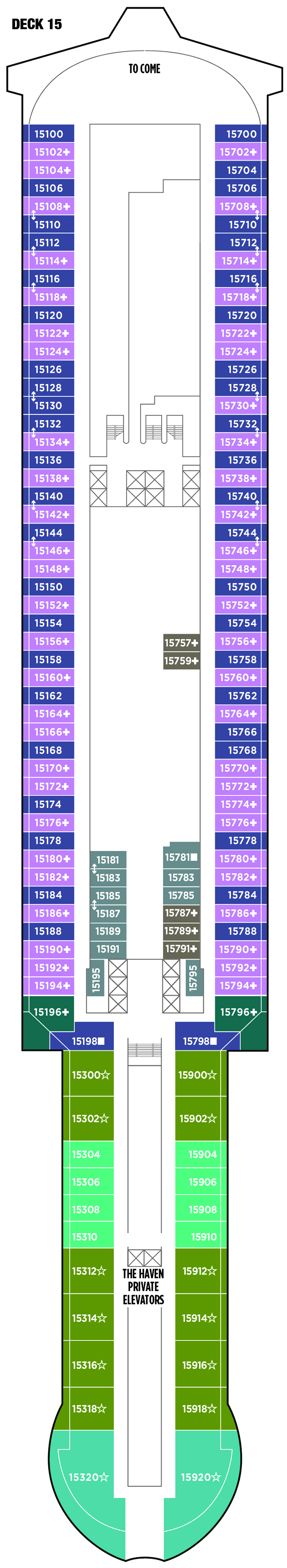 Norwegian Prima – Deck Plans - Planet Cruise