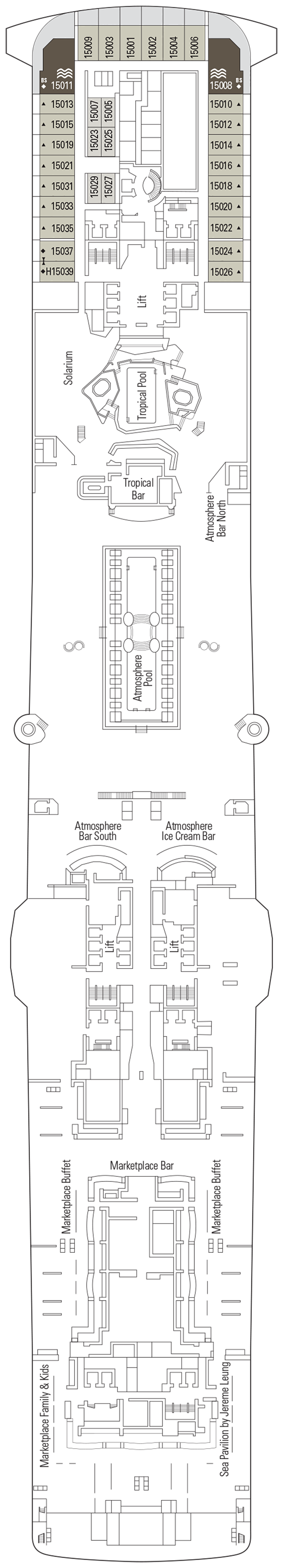 Msc Virtuosa - Deck Plans - Planet Cruise