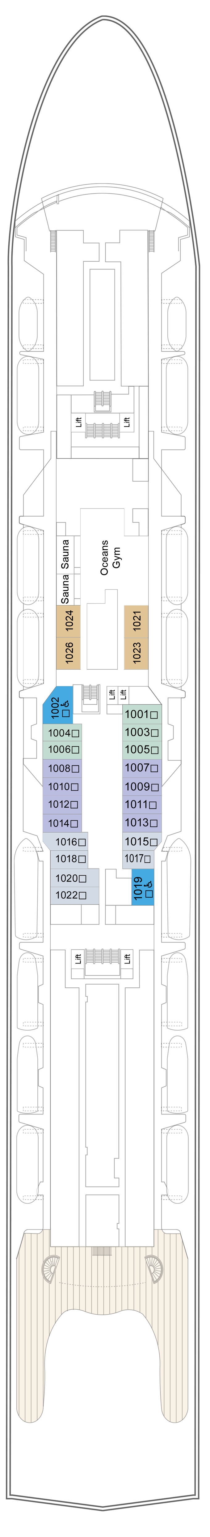 Marella Dream - Deck Plans - Planet Cruise