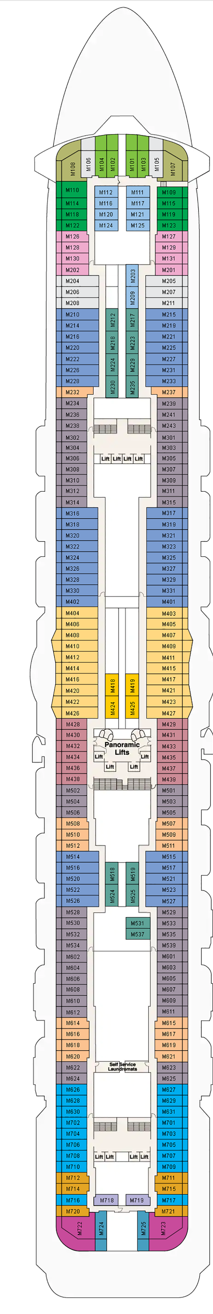 Enchanted Princess – Deck Plans - Planet Cruise