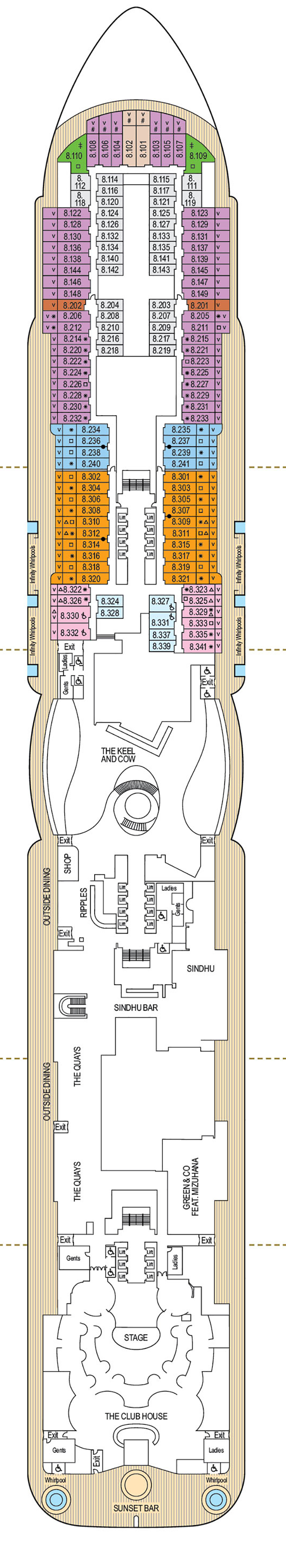 arvia cruise ship deck plans