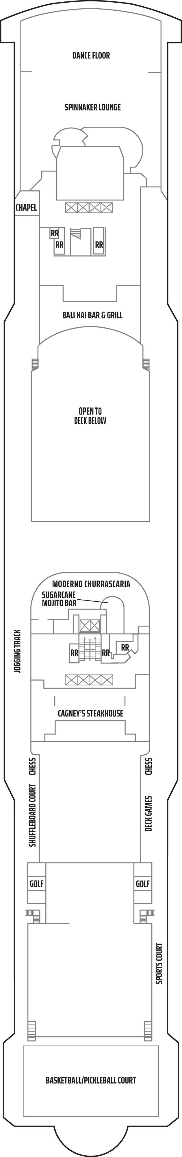 Cabins in Deck 13