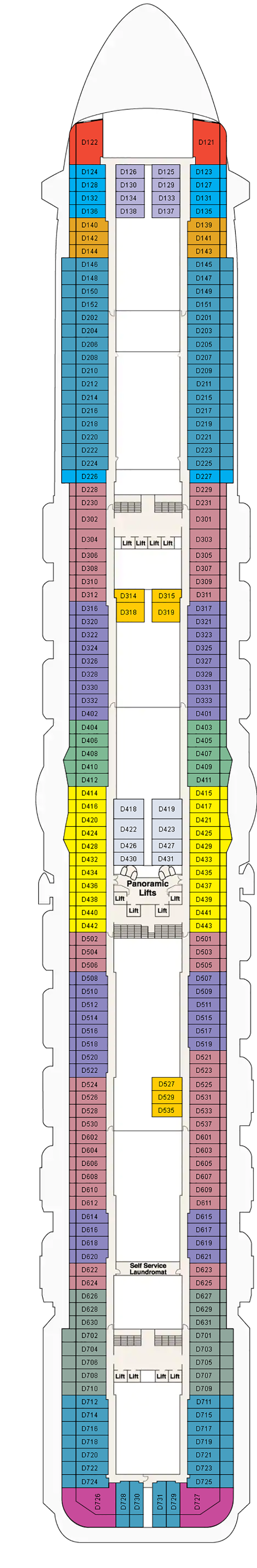 Enchanted Princess – Deck Plans - Planet Cruise