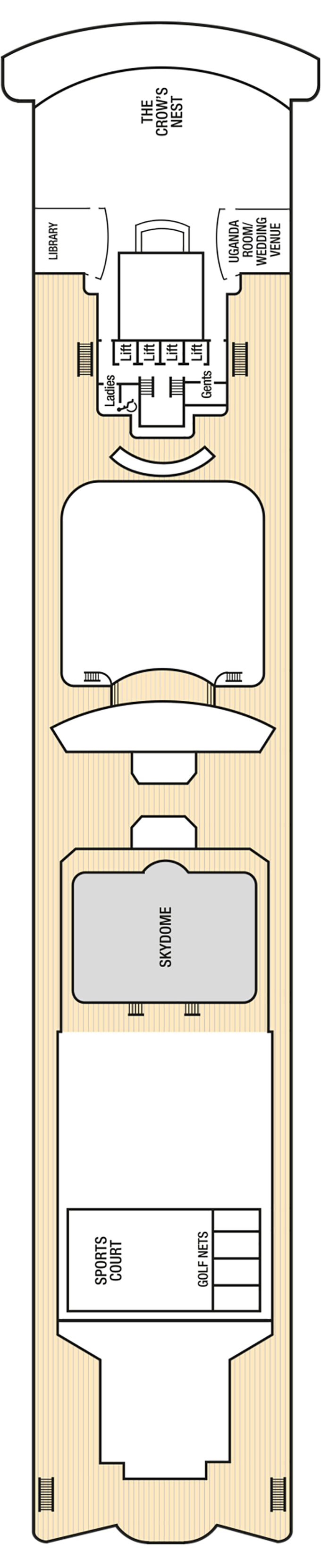 Deck Plan For P&O Aurora | Iglu Cruise