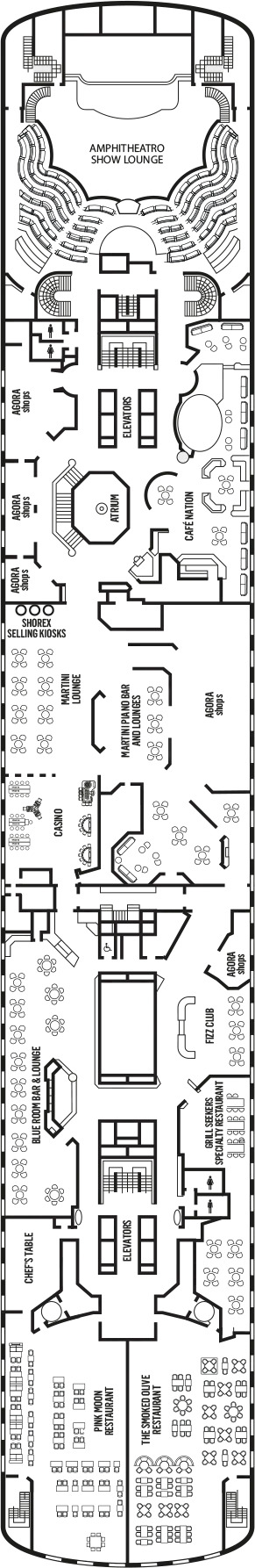Cabins in Deck 8