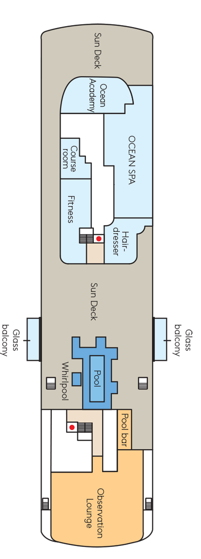 Cabins in Deck 8
