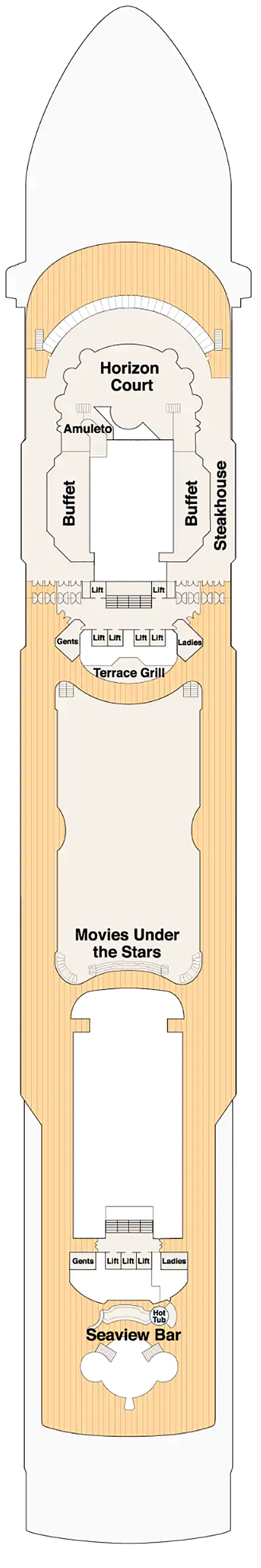 Deck Plans - Sea Princess - Planet Cruise