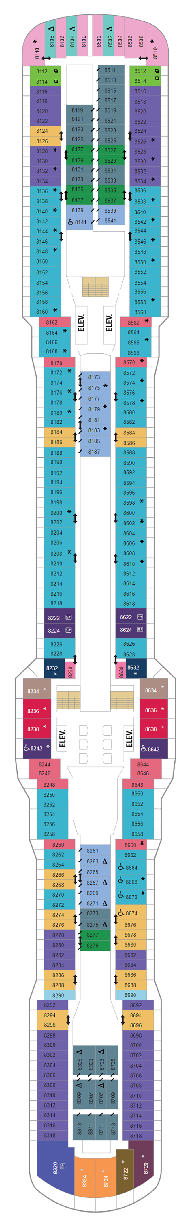 Deck Plans - Quantum of the Seas - Planet Cruise