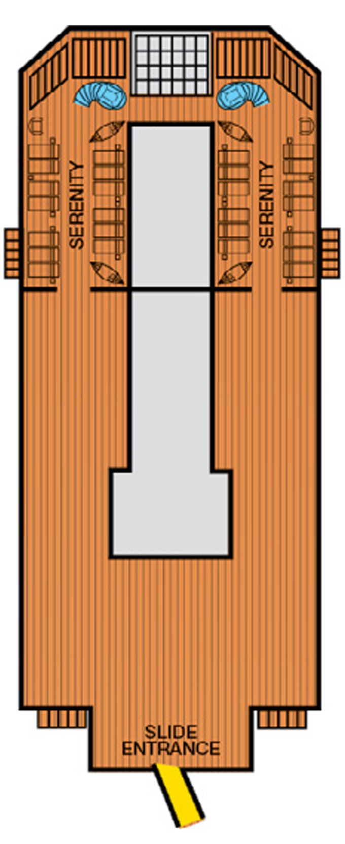 Cabins in Deck 