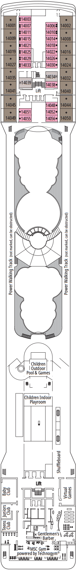 Cabins in Cubierta 14