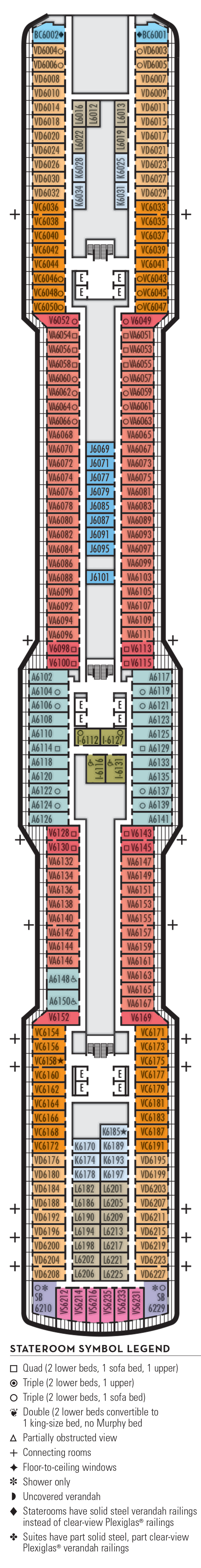 Rotterdam – Deck Plans - Planet Cruise