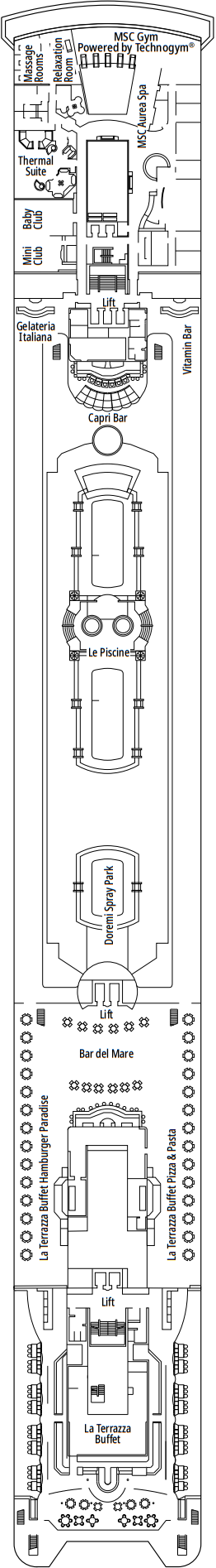 Cabins in Deck 11