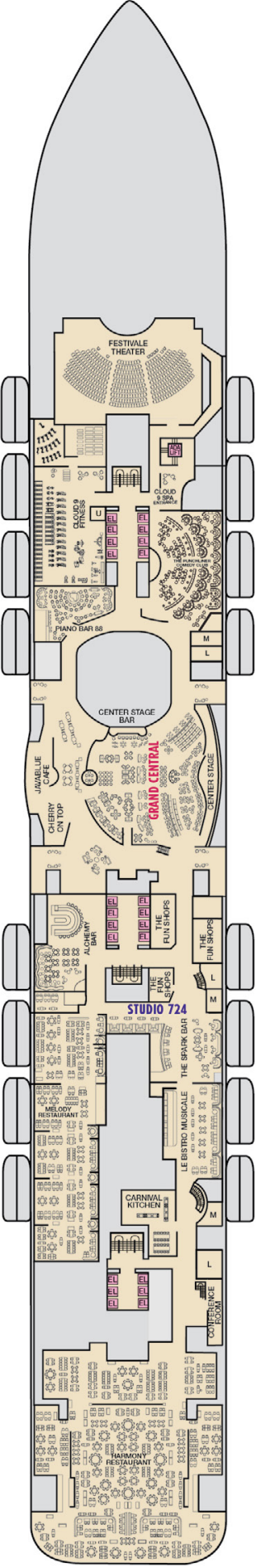 Cabins in Deck 6
