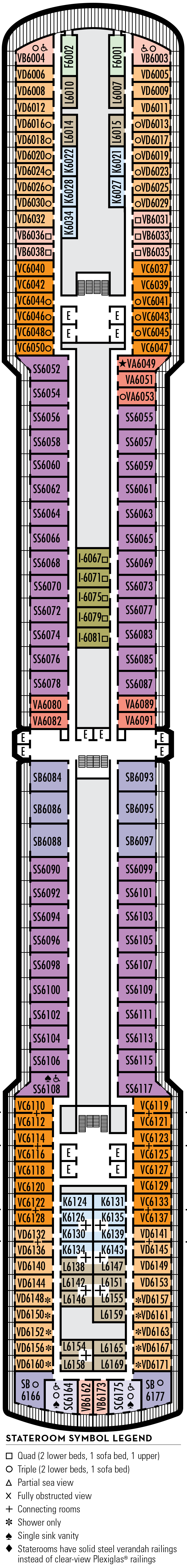 Zuiderdam – Deck Plans - Planet Cruise