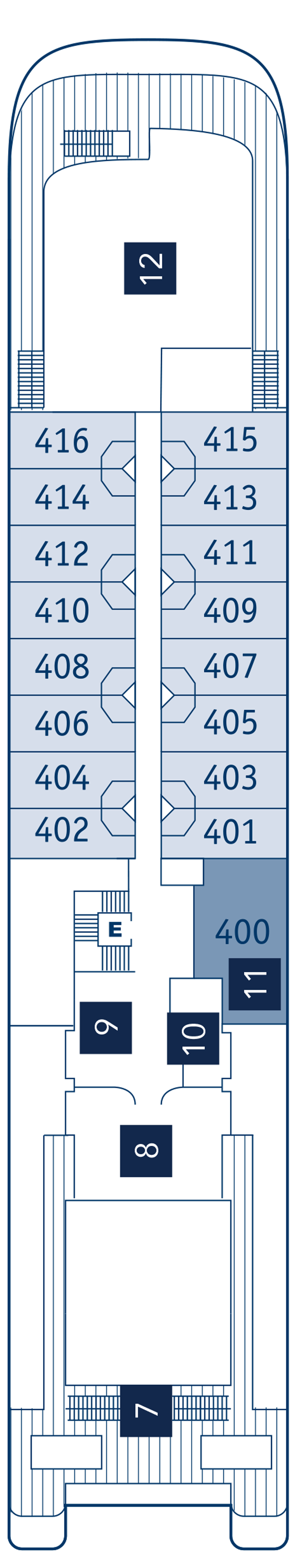Cabins in Deck