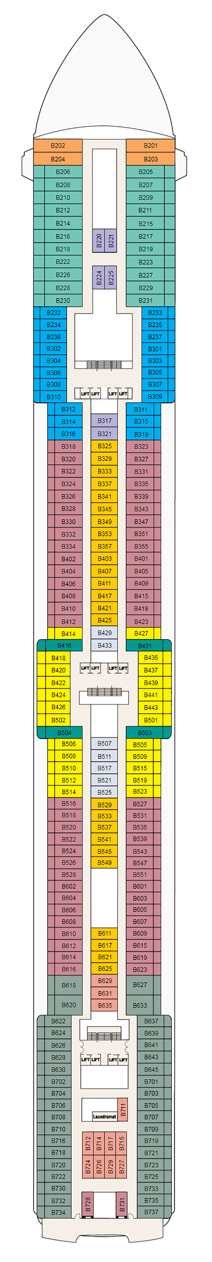 Deck Plans- Coral Princess - Planet Cruise