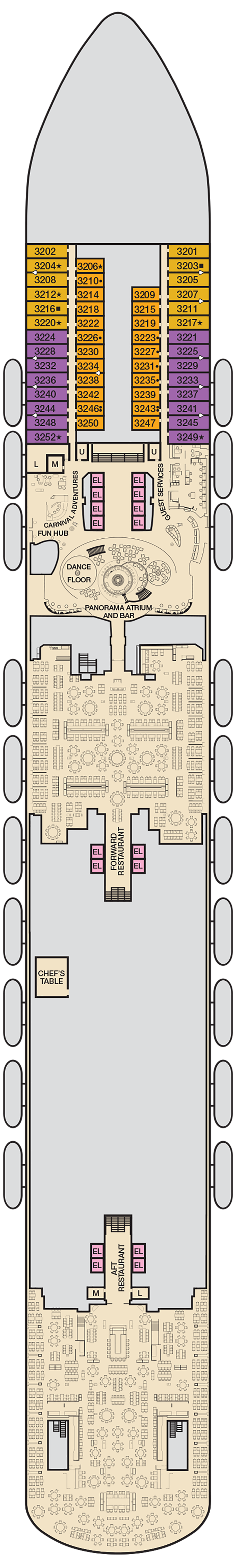 Deck Plans - Carnival Panorama - Planet Cruise