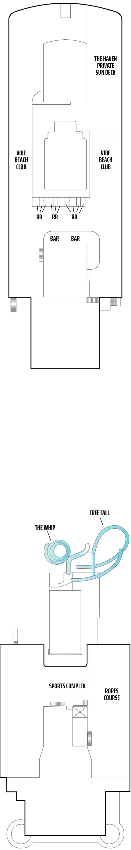 Cabins in Cubierta 17