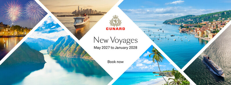 Promotion: New Cunard Cruises Sailing May 2027 to January 2028