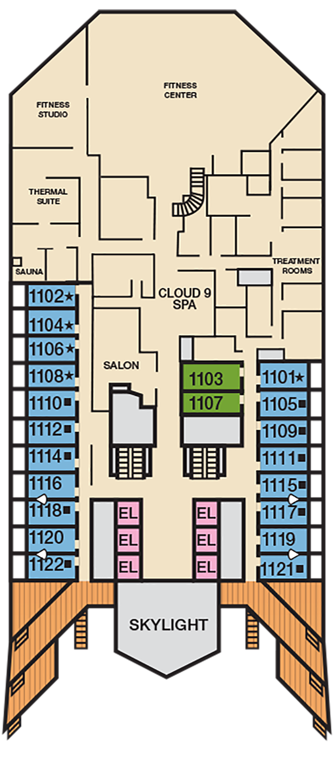 Carnival Radiance Deck Plans Cruise